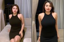 Vitalia Sesha Unggah Foto Pakai Baju Hitam Ketat dan Duduk di Sofa, Netizen Sebut Begini (foto/int)
