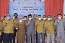 Prosesi pelantikan PWI Kab Bengkalis