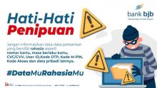 bank bjb Edukasi Masyarakat, Waspadai Sistem Penipuan Online