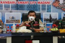 Razia Vaksin di Perbatasan Pekanbaru, Walikota Pekanbaru Ingatkan Masyarakat Patuh Prokes Guna Antisipasi Omicron (foto/ist)