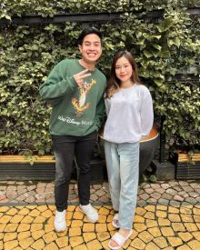 Jessica Jane bersama Jerome Polin