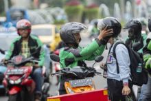 Pengemudi ojek online. Sumber: Kata Data