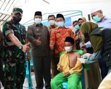 Saat vaksinasi anak usia 6-11 di Siak