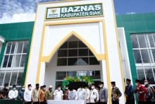 Saat peresmian gedung Graha Zakat Siak