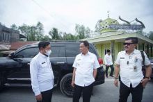 Saat peninjauan kondisi jalan 