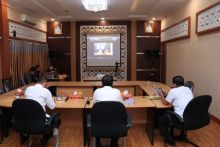 Rapat Daring Pemkab Bengkalis