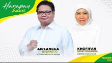 Airlangga Hartarto dan Khofifah Indar Parawansa. Sumber: Liputan6.com