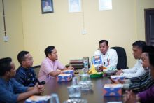 Saat kunjungan Plt Bupati ke PWI Kuansing