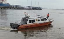 Tim SAR Pekanbaru saat melakukan pencarian korban