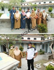 Kadisbudparpora Bengkalis Edi Sakura saat mengunjungi Jell Belanda Behauring's Van dibangun sejak tahun 1810