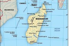 Peta Madagaskar, Afrika. Sumber: Internet