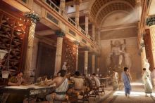 Ilustrasi Perpustakaan Alexandria. Sumber: Internet