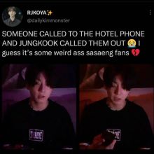 Jungkook Akui Terganggu Ditelepon Sasaeng