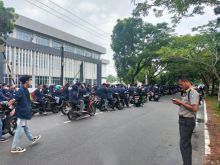 Ratusan Mahasiswa dari Politeknik Kabupaten Bengkalis