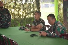 Dandim 0303/Bengkalis bersama Kasiter Korem 031/WB