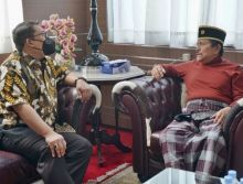 Politisi Gerindra Fadli Zon dan Hendropriyono. Sumber: Twitter / @fadlizon
