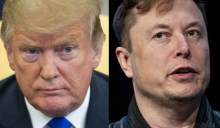 Melarang mantan Presiden AS Donald Trump dari Twitter adalah 'sangat bodoh', kata Musk [File: Al Drago/Andrew Harrer/Bloomberg]