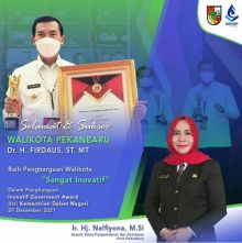 Peringatan ANRI di Riau, Pekanbaru Raih Penghargaan Sangat Inovatif dalam Mengelola Kearsipan