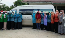 Solidaritas di Hari Kanker 2022, TP-PKK Pelalawan dan IWARA kunjungi penyintas