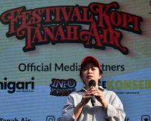 Puan Maharani di festival kopi nusantara. Sumber: Internet