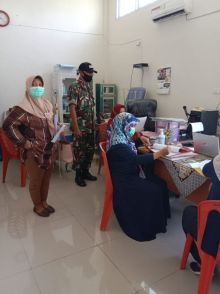 Anggota Babinsa Kodim 0303 Bengkalis