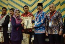 Bupati Siak, Alfedri saat acara