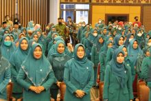 Rasidah Alfedri saat acara