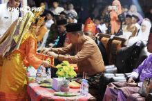 Wabup Inhil saat pembukaan MTQ