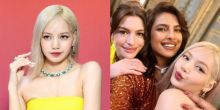Potrey kebersamaan Lisa Blackpink bersama  Anne Hathaway dan Priyanka Chopra/allkpop.com