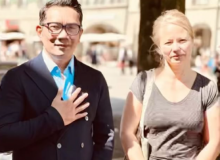 Ridwan Kamil dan Geraldine Beldi/IG:ridwankamil