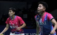 Potret Apriyani dan Fadia pada Indonesia open 2022 /PBSI/twitter