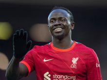 potret Sadio Mane dalam pertandingan nya saat masih di tim Liverpool sebelum memutuskan pindah ke Bayern Munchen/twitter