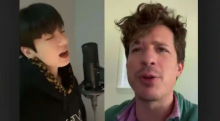 Jungkook BTS (kiri), Charlie Puth (kanan)/net