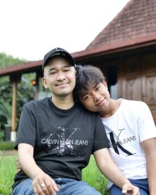 Potret Ruben Onsu dan anak pertamanya, Onyo(instagram/@ruben_onsu)