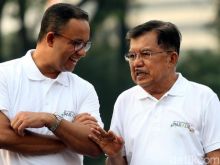Anies Baswedan dan Jusuf Kalla. Sumber: Detik.com