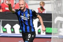 Foto : Aksi Michael Krmencik sebelum bergabung dengan Persija Jakarta 