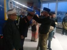 Penyambutan kedatangan LAM dan Hulubalang Pekanbaru