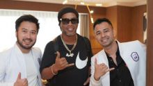 Potret Rydu Salim (Kiri) Ronaldhino (Tengah) dan Raffi Ahmad (Kanan)/tribun