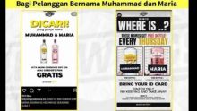 Tangkapan layar promo Holywings menuai kritikan/net