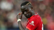 potret Sadio Mane dalam pertandingan nya saat masih di tim Liverpool sebelum memutuskan pindah ke Bayern Munchen/twitter