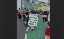 Ibu dari anak yang mengidap penyakit cerebral palsy /twitter: @andienaisyah