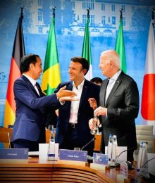 Potret Presiden Joko Widodo dengan Anggota KTT G7/screenshot/@jokowi