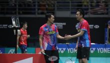 Mohammad Ahsan/Hendra atau lebih dikenal dengan The Daddies lanjut ke perempat Final Malaysia Open 2022 setelah kalahkan Timnas China/twitter