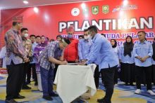 Saat pelantikan berlangsung 