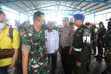 Dandim 0303/Bengkalis Letkol Inf Endik Saat kunker ke Selatpanjang