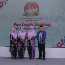 Wabup Siak Husni Merza saat acara Harganas di Medan