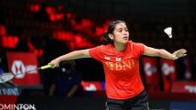Tunggal Putri Indonesia Gregoria Marsika Tunjung/PBSI