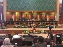 Foto paripurna DPRD Riau 