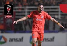 Potret pemain Borneo FC dalam pertandingan leg II Piala Presiden 2022/twitter