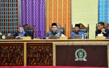 Rapat paripurna DPRD bersama Bupati Bengkalis